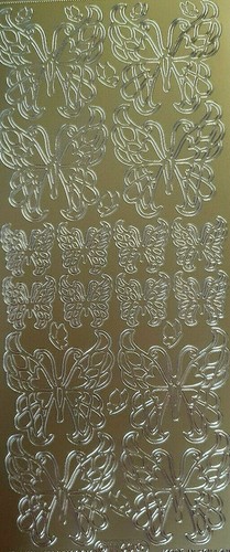 Stickerbogen schmetterlinge - stickerbogen,