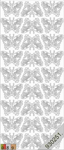 Sticker schmetterlinge 4 - ✂,