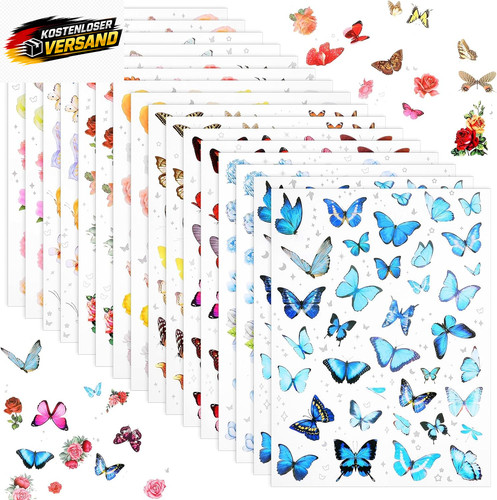 Blumen und schmetterling - blumen,