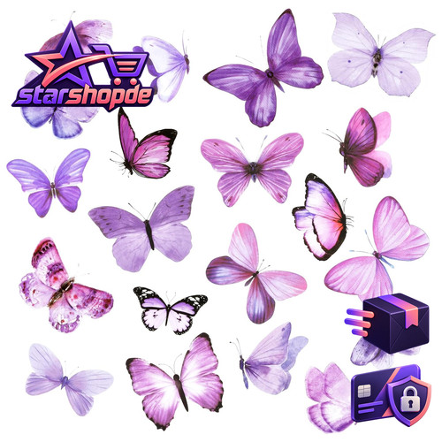 Schmetterling aufkleber - schmetterling, 40
