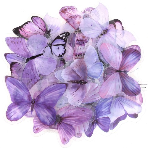 Schmetterling aufkleber lila - schmetterling,