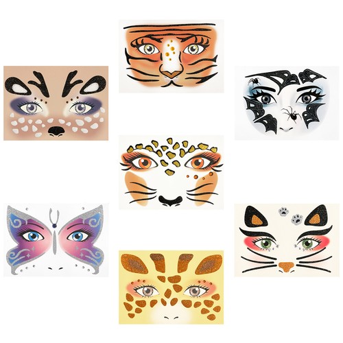 Gesicht sticker set als - gesicht,