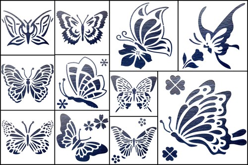 Schablone stencil scrapbooking - stencil,