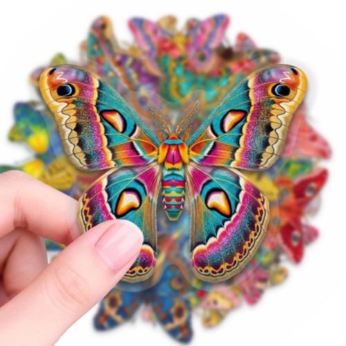 50x schmetterling sticker - 50x,
